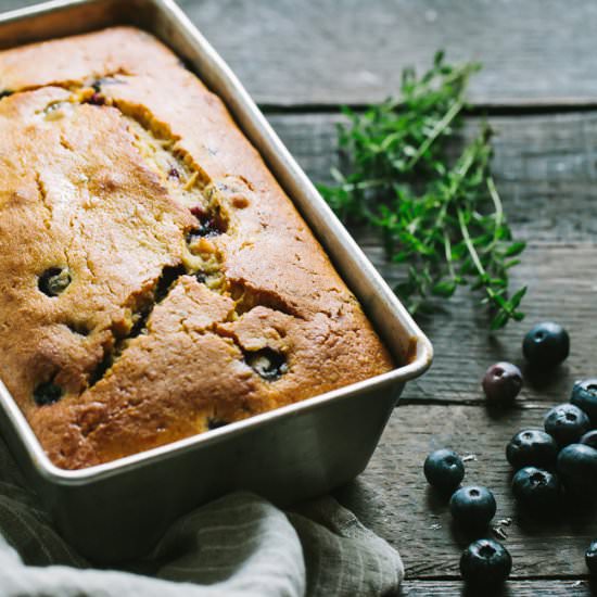 Blueberry Lemon Thyme Bread