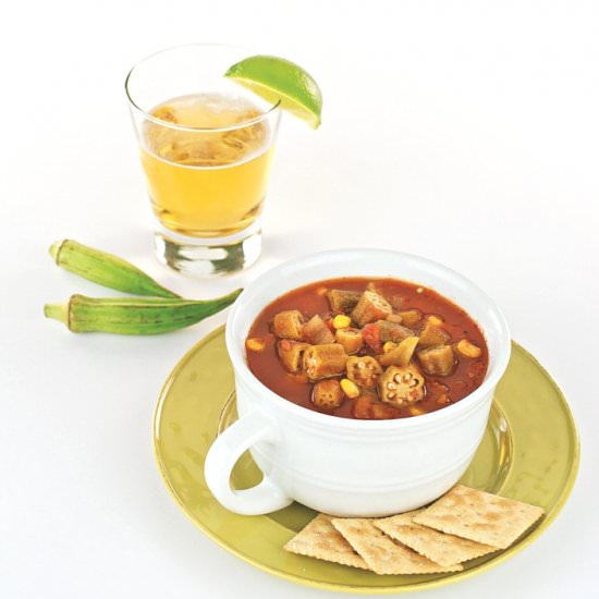 Creole Okra Corn Soup