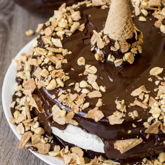 Drumstick Ice Cream Cake