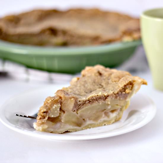 Homemade Apple Pie with Streusel