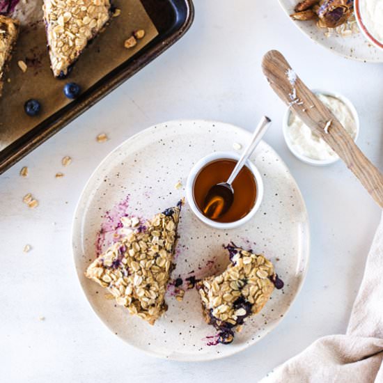 Spelt Scones with Blueberries & Lemon