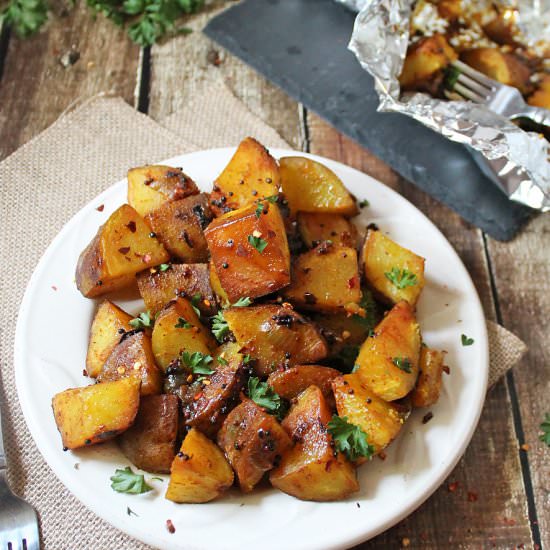 Sri Lankan Deviled Potatoes