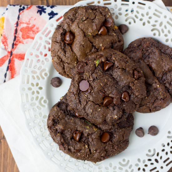 GF Chocolate Zucchini Cookies