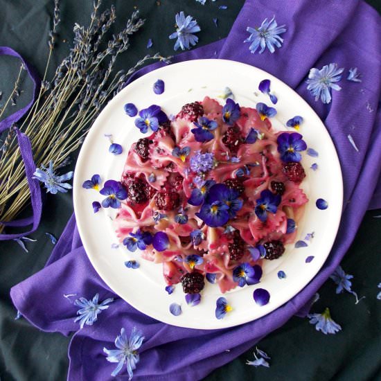 Blackberry Lavender Pasta