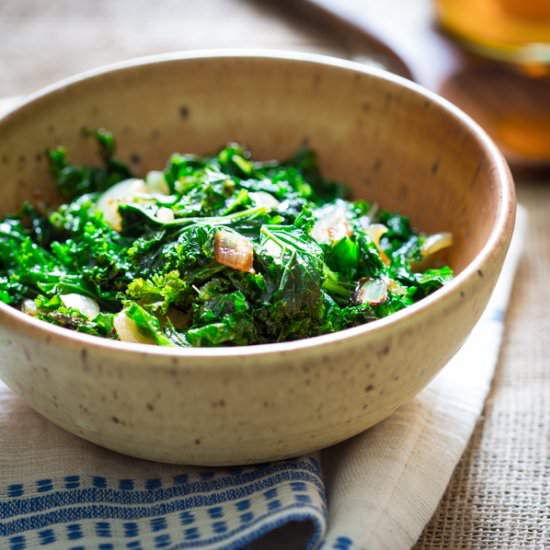 Kale with Cider Vinegar