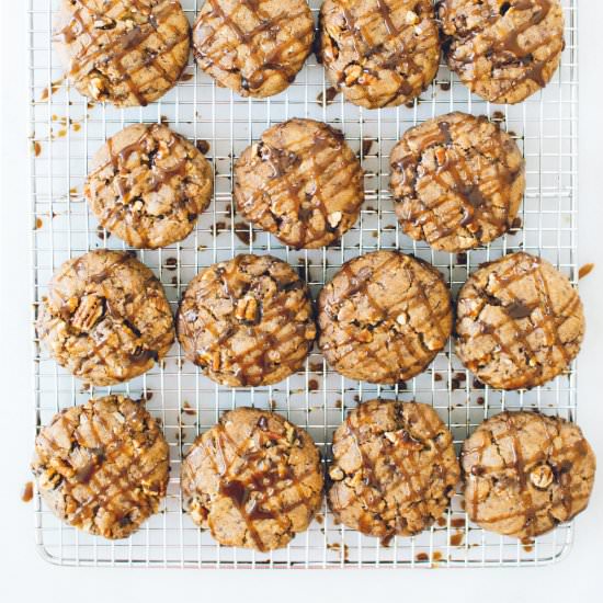 Salted Caramel Chocolate Cookies