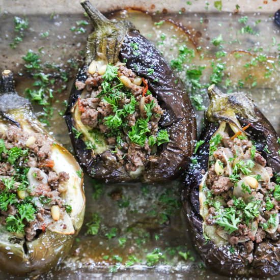 Stuffed Baby Eggplant