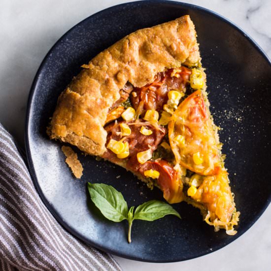 Gluten-Free Heirloom Tomato Galette