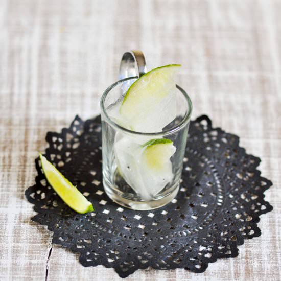 ice with lime