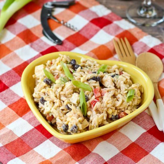 Creamy Southwestern Orzo Salad