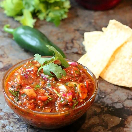 Slow Roasted Tomato Salsa