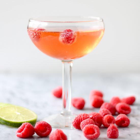 raspberry ginger beer champagne