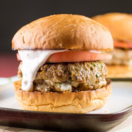 Stuffed Turkey Burgers