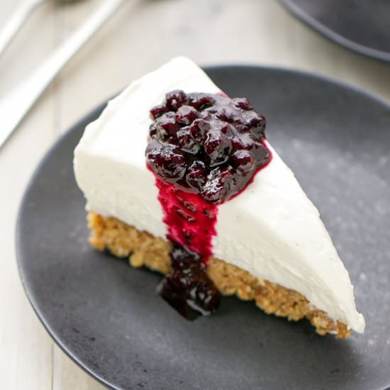 Cheesecake with Brown Butter Crust
