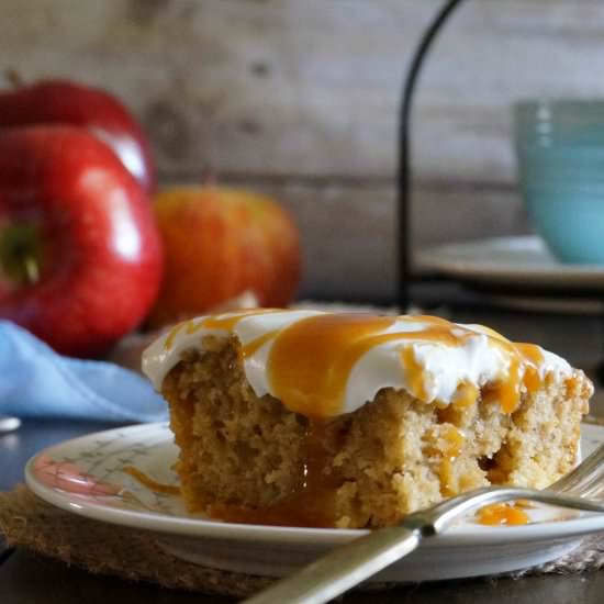 Apple Butterscotch Caramel Cake
