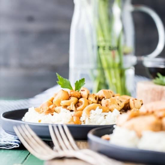 Slow Cooker Cashew Chicken