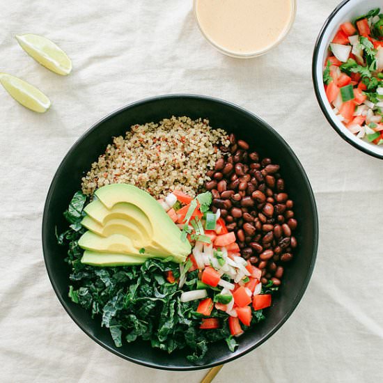 Kale & Quinoa Burrito Bowl