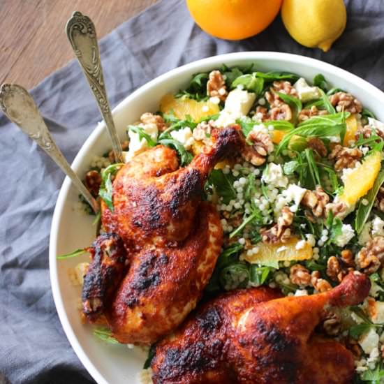 Harissa & Citrus Roast Chicken