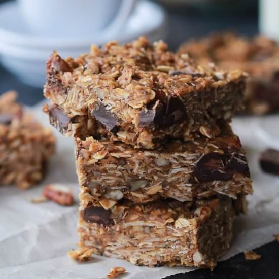 No Bake Peanut Butter Chocolate Bar