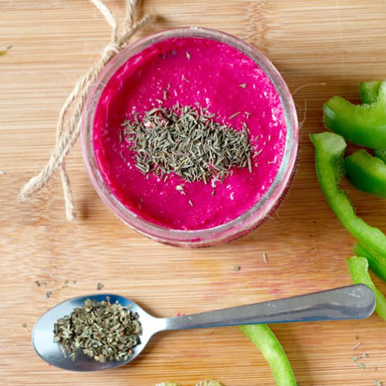 Roasted Red Beet Hummus
