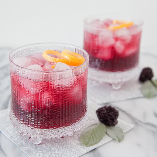 Blackberry-Sage Shrub