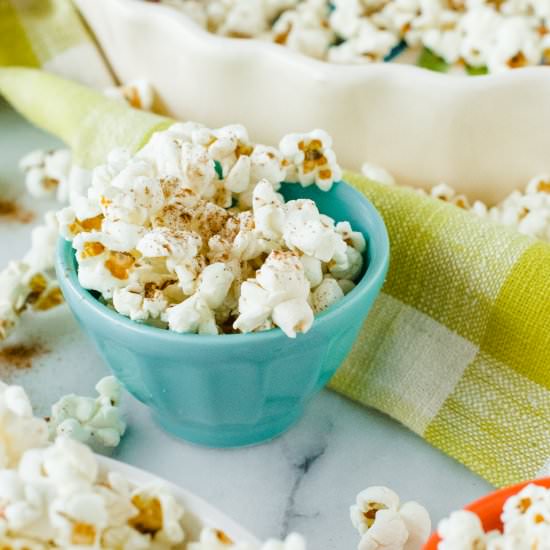 Coconut Cinnamon Popcorn