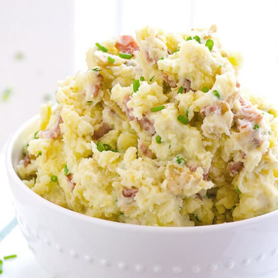 Turkey Bacon Mashed Potatoes