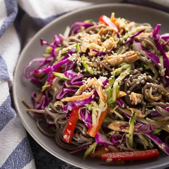 Honey Lime Chicken & Soba Salad