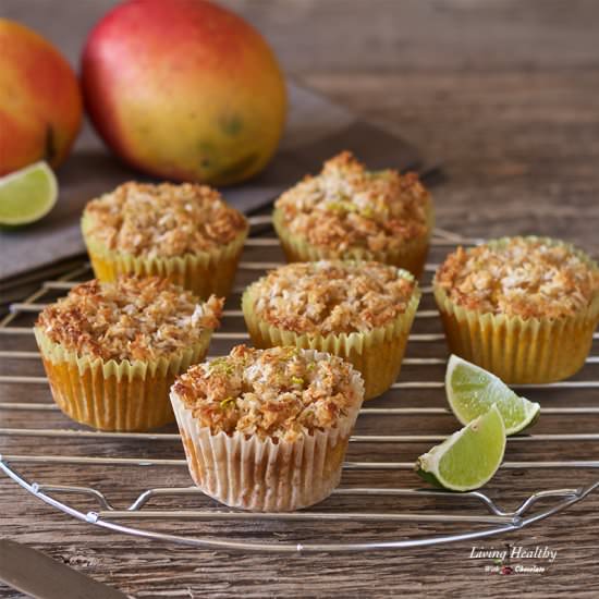 Mango Muffins with Coconut-Lime