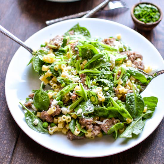 Warm Ditalini Salad