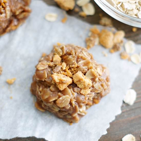 No-Bake Cookies w/ Butterfinger