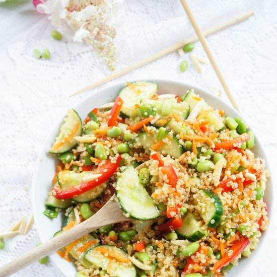 Asian & Edamame Quinoa Salad