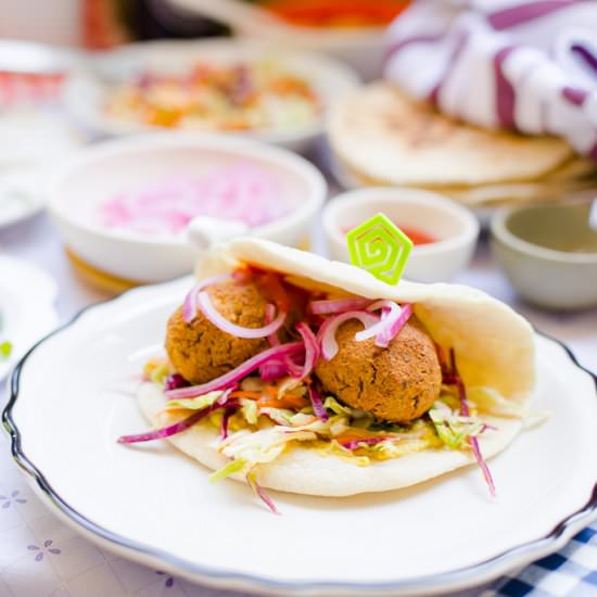 Chickpea and Almond Meal Falafel