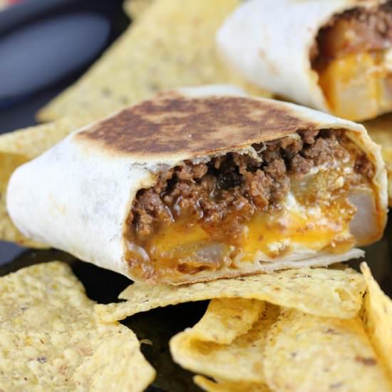 chesy potato burrito