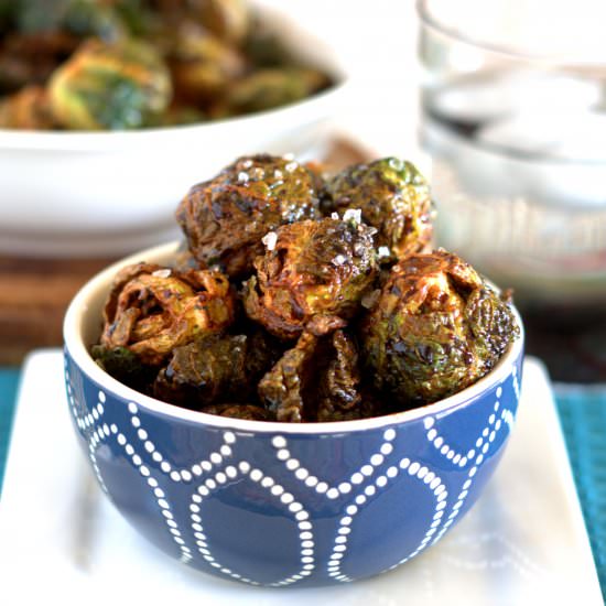 Flash Fried Brussels Sprouts