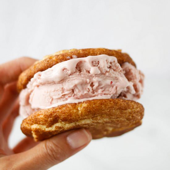 Snickerdoodle Ice Cream Sandwich