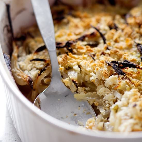 Sweet Onion Gratin