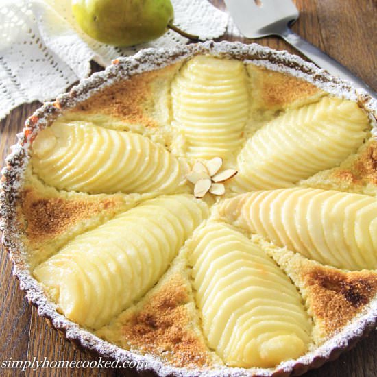 Almond Pear Tart