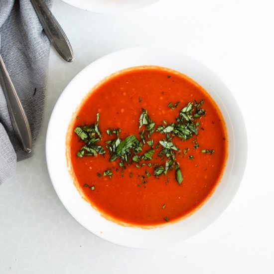Roasted tomato soup