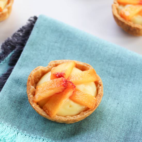 Peaches and Cream Tarts