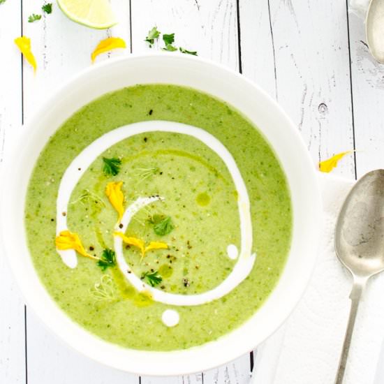 Ugly Tomato Green Gazpacho