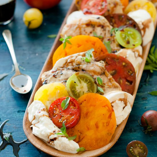 Grilled Chicken Caprese Salad