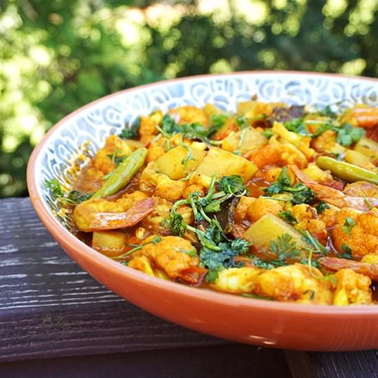 Shrimp Curry with Vegetables