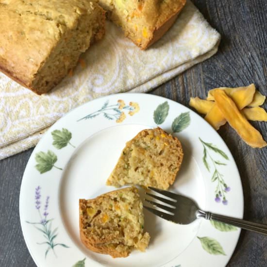 Honey Mango Zucchini Bread