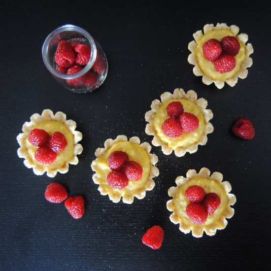 VEGAN LEMON TARTS