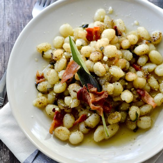 Gnocchi with Brown Butter and Sage