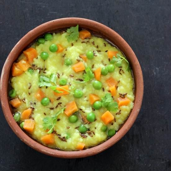 Vegetable Dal Khichdi