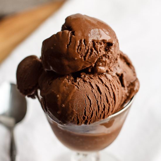 Sicilian chocolate gelato