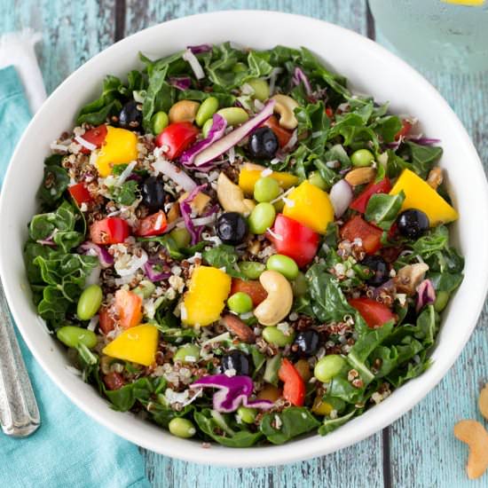 Superfood Salad + Cashew Dressing