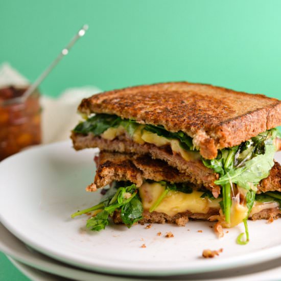 Grilled Cheese with Summer Chutney